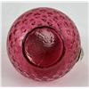 Image 5 : Antique Cranberry Diamond Optic Syrup Pitcher