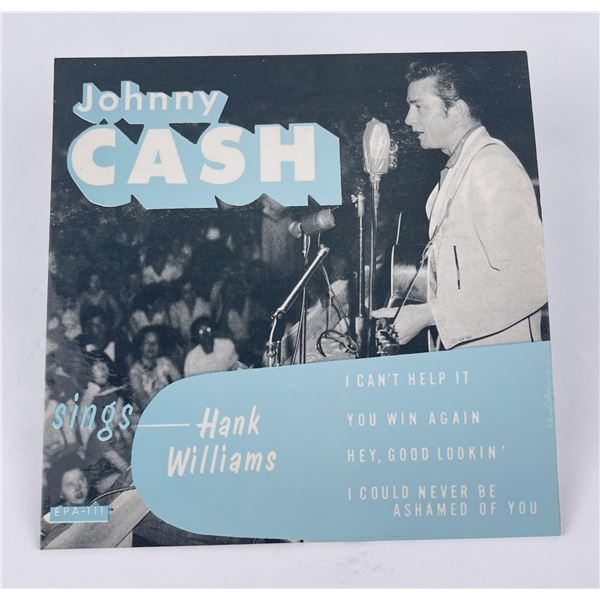 Johnny Cash Sings Hank Williams Sun Record