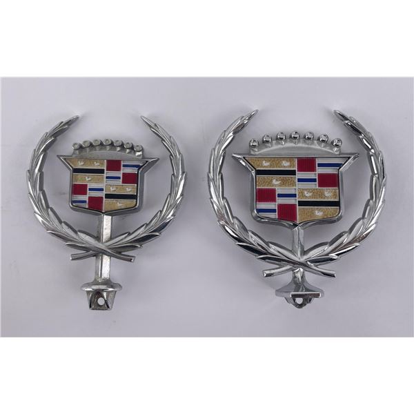 Pair of OEM Cadillac Hood Ornaments