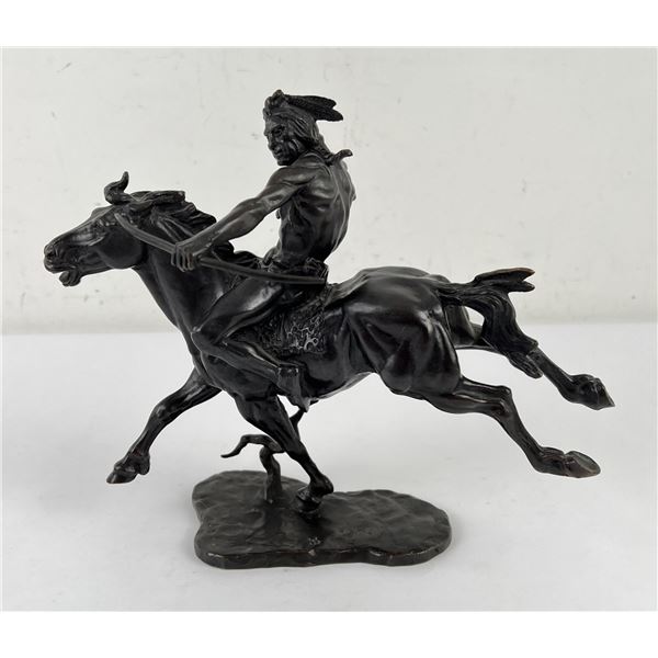 John Weaver Bronze Native American Indian