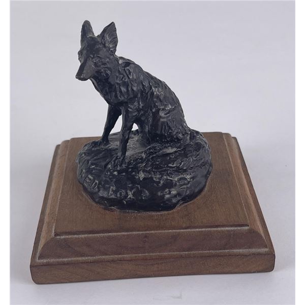 Gary Schildt Red Fox Bronze Montana