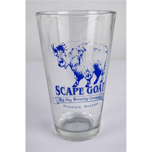 Big Sky Brewing Missoula Montana Scape Goat Glass