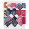 Image 3 : Lot of 16 Vintage Cowboy Handkerchiefs Bandanas