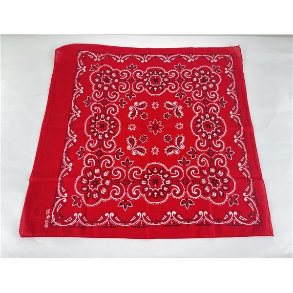 Vintage Fast Color Cowboy Bandana Elephant