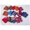 Image 1 : Lot of 14 Vintage Cowboy Handkerchiefs Bandanas