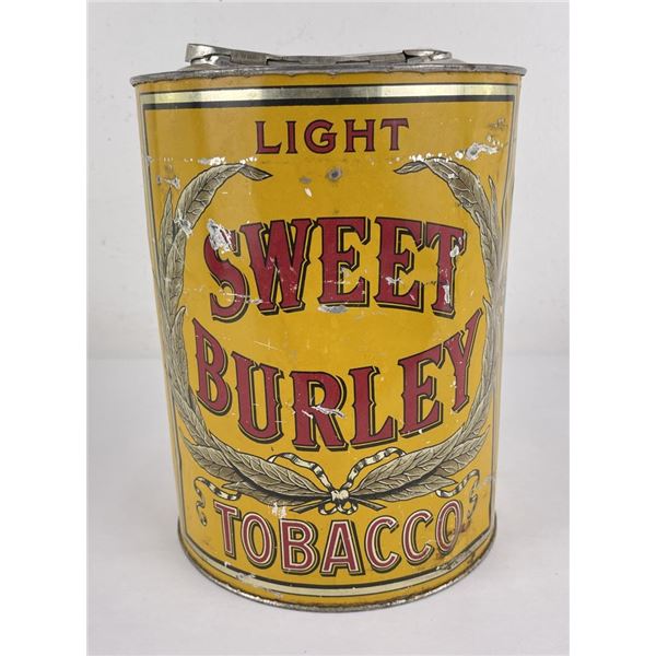 Light Sweet Burley Tobacco Tin Can