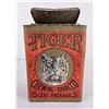 Image 1 : Paper Label Tiger Tobacco Store Counter Tin
