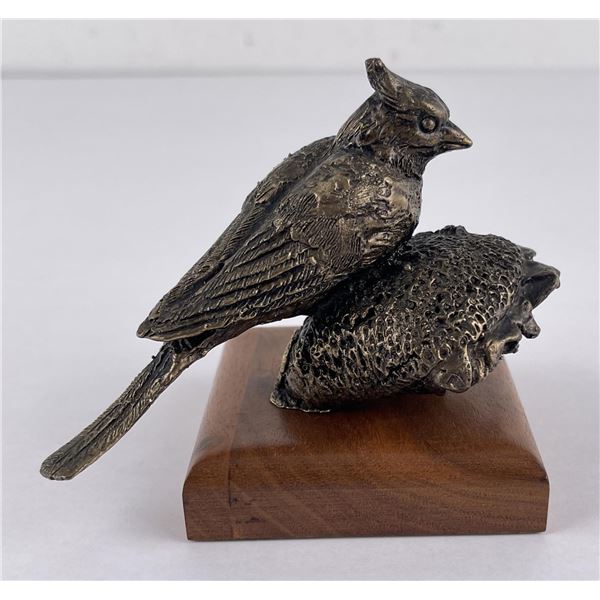 Gary Shoop Cardinal Bird Bronze