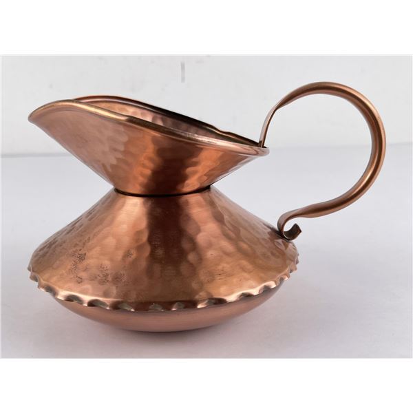 Butte Montana Hand Hammered Copper Pitcher