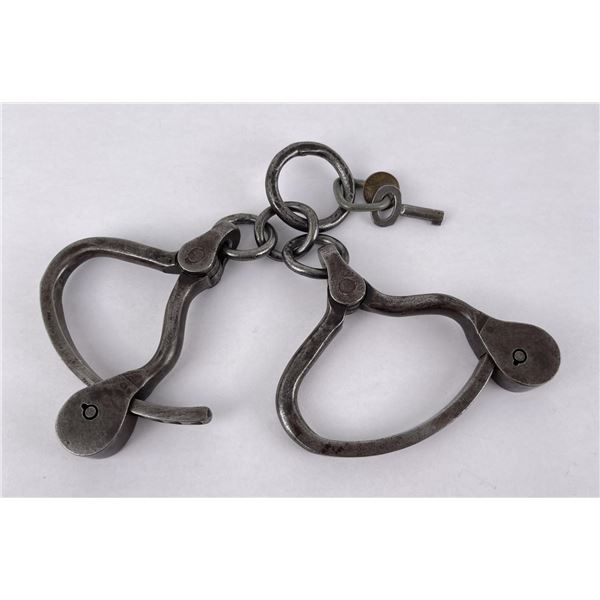 Antique Adams Patent Handcuffs California