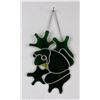 Image 1 : Stained Glass Hanging Frog Window
