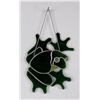 Image 2 : Stained Glass Hanging Frog Window