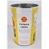 Image 2 : Red Dot Crisp Potato Chips Tin Can