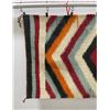 Image 2 : Navajo Indian Blanket Rug Eye Dazzler