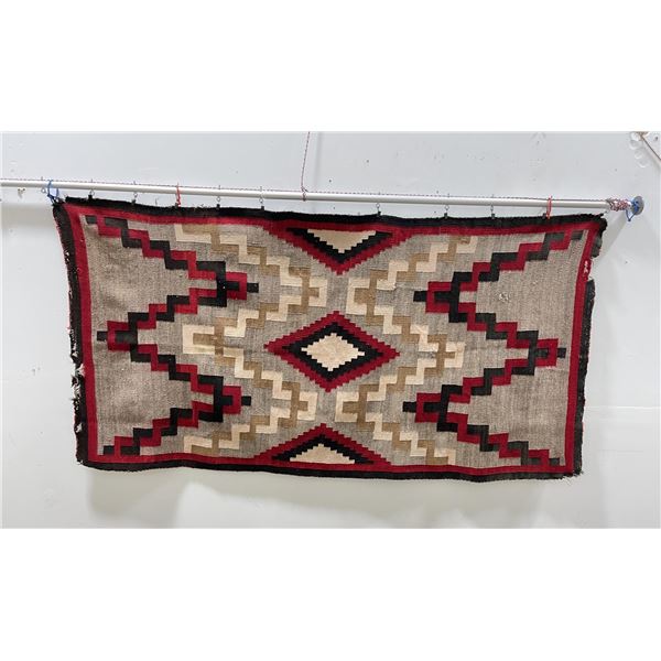 Navajo Indian Blanket Rug Ganado 1930s