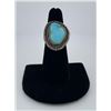 Image 1 : Navajo Old Pawn Sterling Turquoise Ring