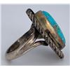 Image 2 : Navajo Old Pawn Sterling Turquoise Ring
