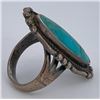 Image 2 : Navajo Old Pawn Sterling Turquoise Ring