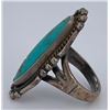 Image 4 : Navajo Old Pawn Sterling Turquoise Ring