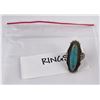 Image 7 : Navajo Old Pawn Sterling Turquoise Ring