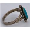 Image 2 : Navajo Old Pawn Sterling Turquoise Ring
