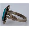 Image 4 : Navajo Old Pawn Sterling Turquoise Ring
