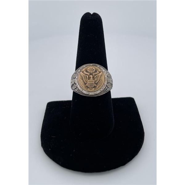 WW2 US Army Sterling Silver Ring