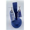 Image 1 : Lot of Two Lapis Lazuli Pendants Sterling Silver