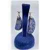 Image 2 : Lot of Two Lapis Lazuli Pendants Sterling Silver