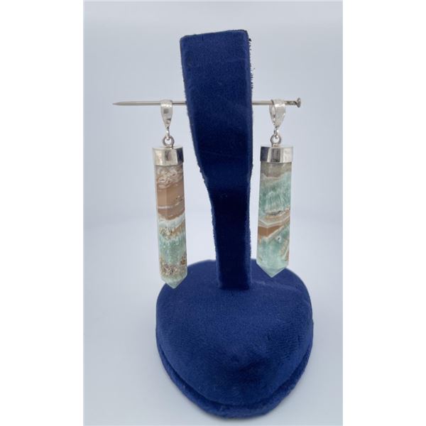 Lot of Two Kavi Calcite Sterling Silver Pendants