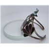 Image 2 : Zuni Thunderbird Sterling Silver Inlaid Bracelet