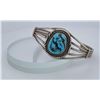 Image 1 : Navajo Sterling Silver Turquoise Bracelet