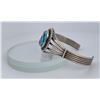 Image 2 : Navajo Sterling Silver Turquoise Bracelet