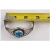 Image 6 : Navajo Sterling Silver Turquoise Bracelet
