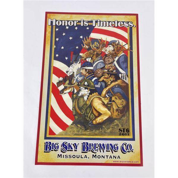Big Sky Brewing Missoula Montana Poster