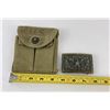 Image 7 : WW2 US Army 1911 Magazine Pouch Belt Buckle
