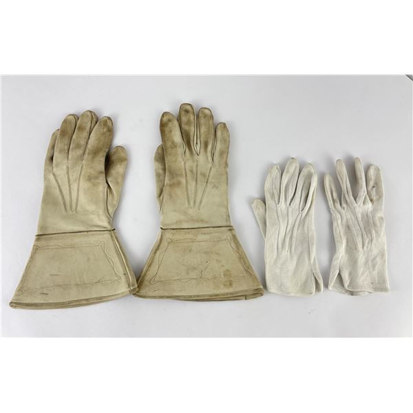 Indian Wars White US Cavalry Officers Gloves