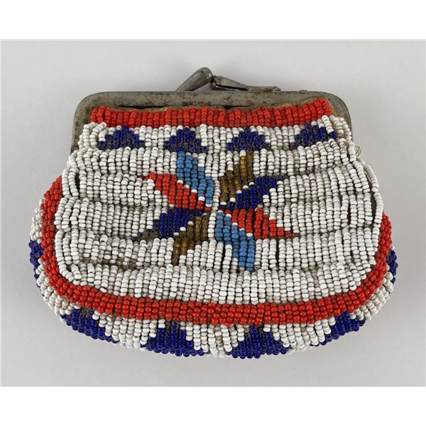 Cheyenne Native American Indian Beaded Purse