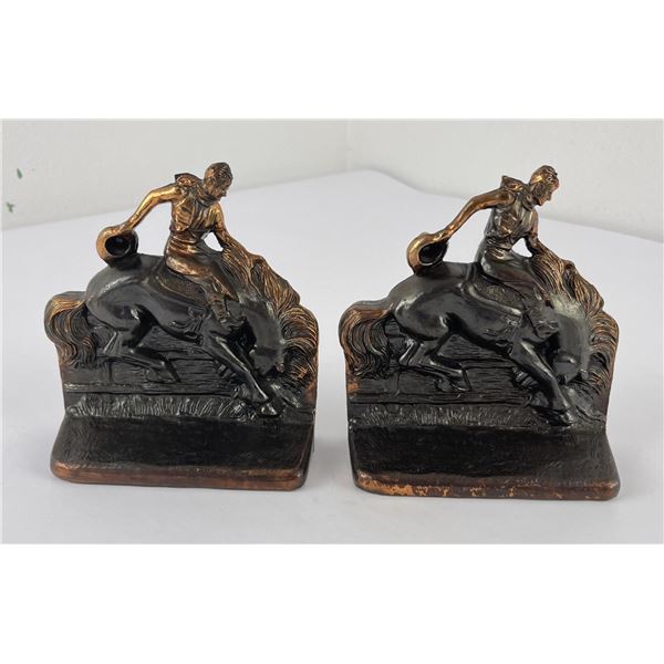 Dodge Gladys Brown Edwards Cowboy Bookends