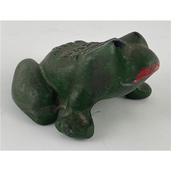 Cast Iron Frog I Croak for Jackson Wagon