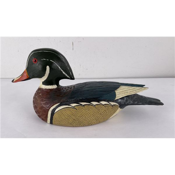 Melvin Fowlkes Wood Duck Drake Decoy