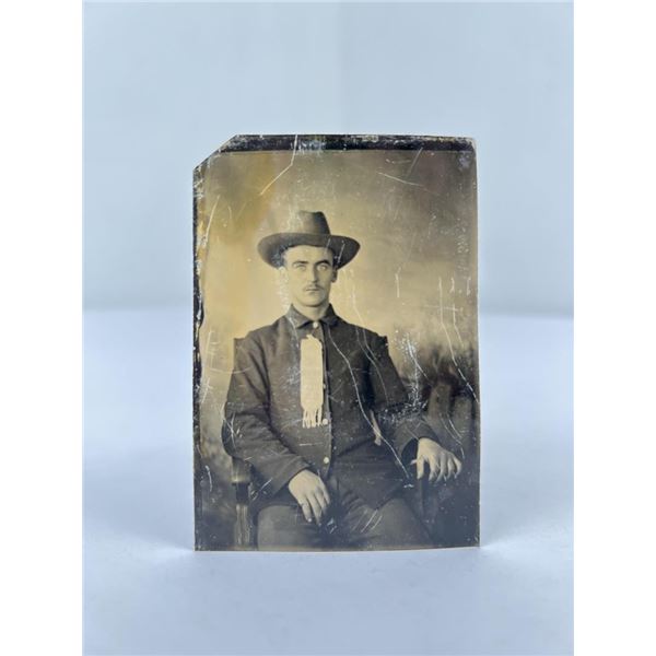 Spanish American War Tintype Soldier Photo