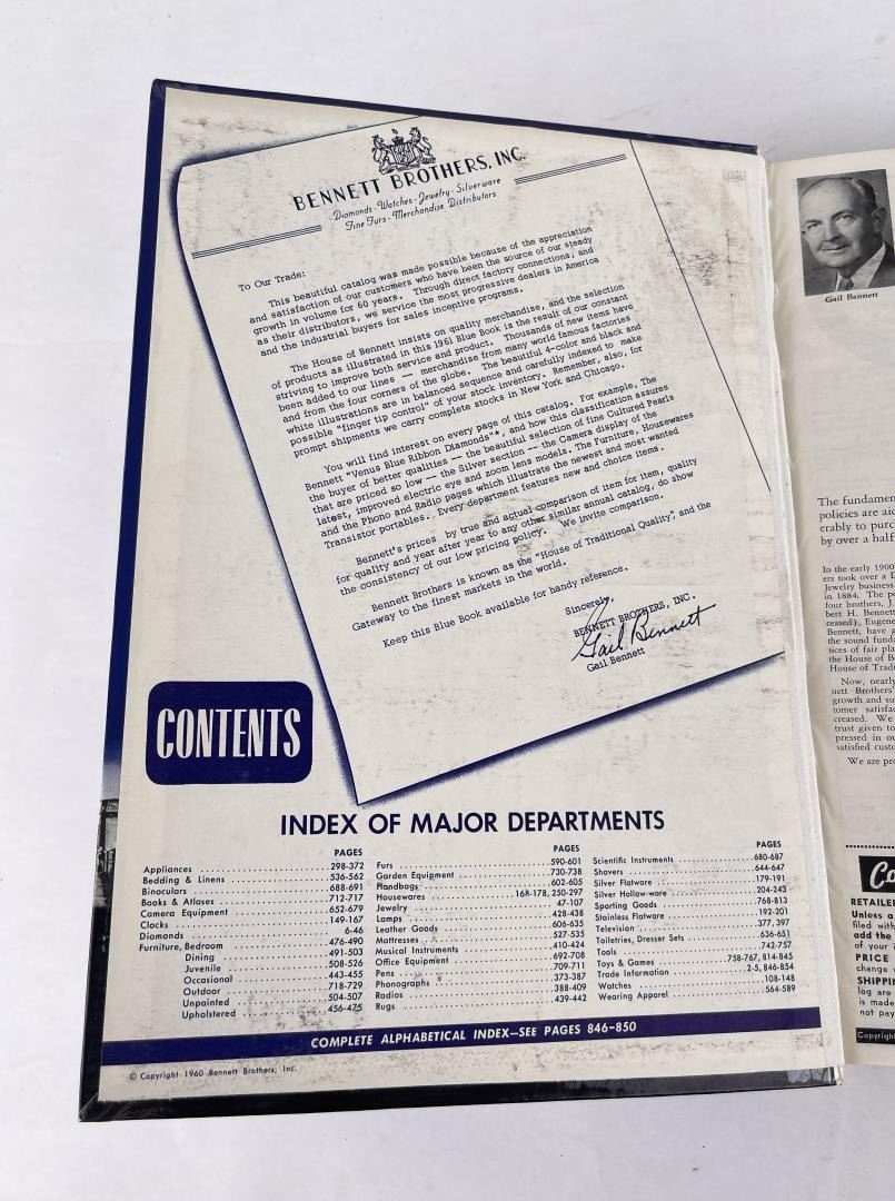 Brothers Blue Book Catalog 1961