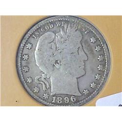 1896 Barber Quarter