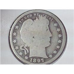1897 Barber Quarter