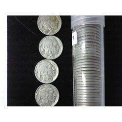 Roll Of 40 Dated Buffalo Nickels