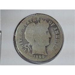 1899 Barber Dime