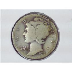 1917 Mercury Dime