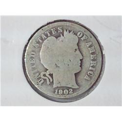 1902 Barber Dime