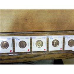 5 Assorted Roosevelt Dimes Proof